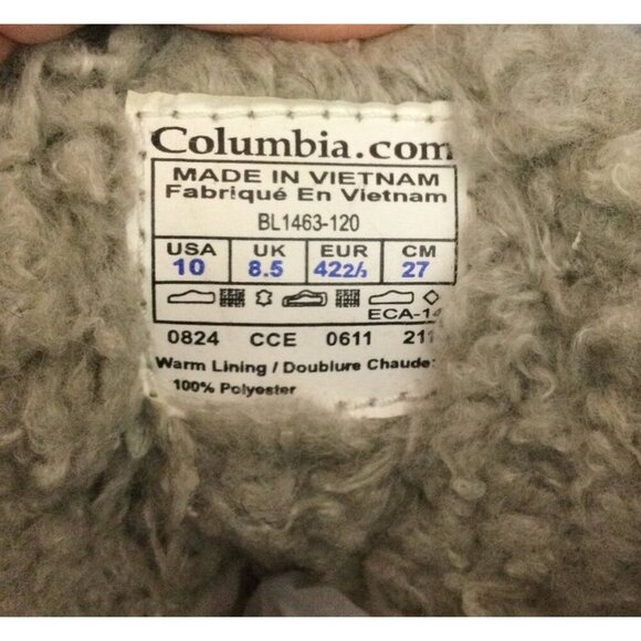 Columbia Womens Winter Boots Size 10 Omni-Shield Warm Sherpa Trim - Picture 5 of 11